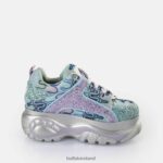 Neon Aqua Buffalo Classic Sneakers Low |Sneakers F06ZHH119 - Image 6