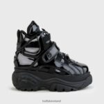 Noir Buffalo Classic High cuir |Sneakers F06ZHH120