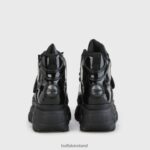 Noir Buffalo Classic High cuir |Sneakers F06ZHH120 - Image 4