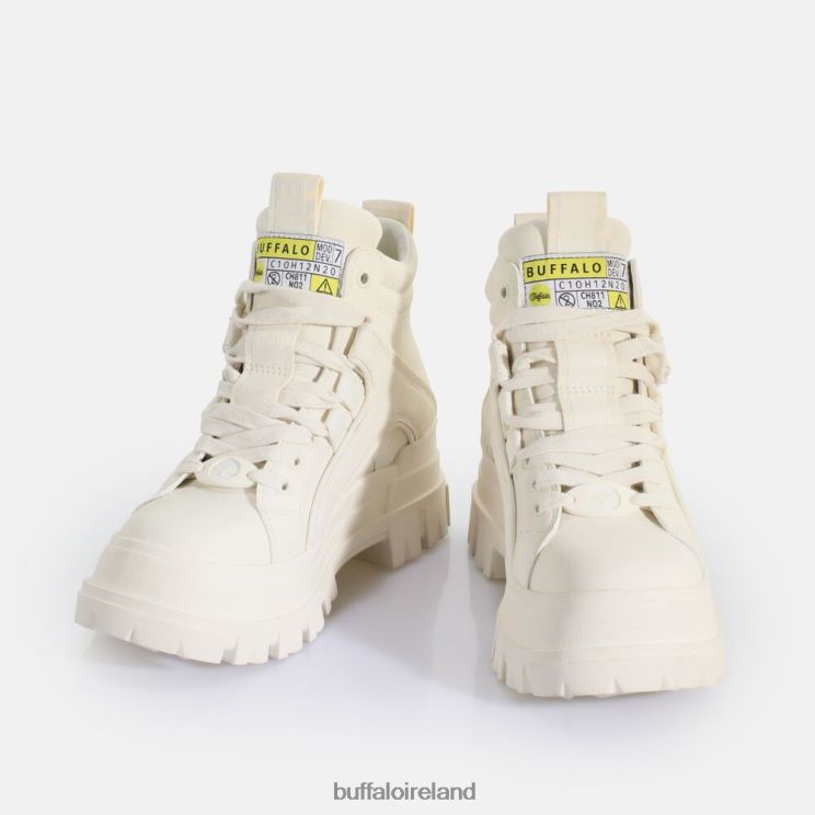 Off-White Buffalo Aspha NC Mid Laceup Ankle-Boot vegan |Boots F06ZHH498 - Image 4