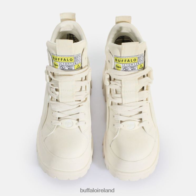 Off-White Buffalo Aspha NC Mid Laceup Ankle-Boot vegan |Boots F06ZHH498 - Image 7
