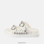 Off-White Buffalo Eve Heart Platform Slide vegan |Slides F06ZHH409 - Image 2