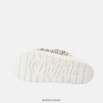 Off-White Buffalo Eve Heart Platform Slide vegan |Slides F06ZHH409 - Image 5