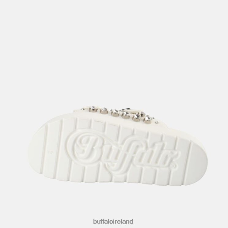 Off-White Buffalo Eve Heart Platform Slide vegan |Slides F06ZHH409 - Image 5