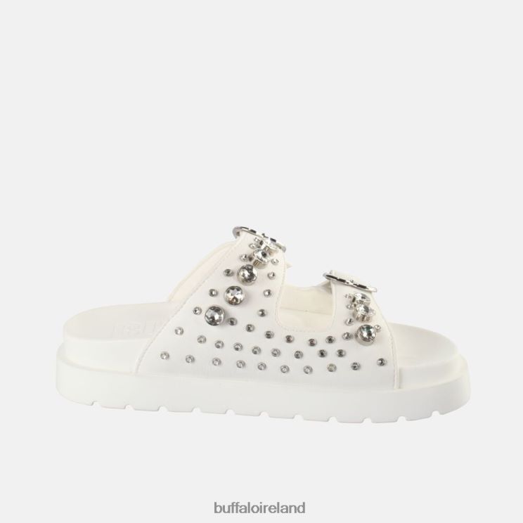 Off-White Buffalo Eve Heart Platform Slide vegan |Slides F06ZHH409 - Image 6
