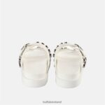 Off-White Buffalo Eve Heart Platform Slide vegan |Slides F06ZHH409 - Image 7