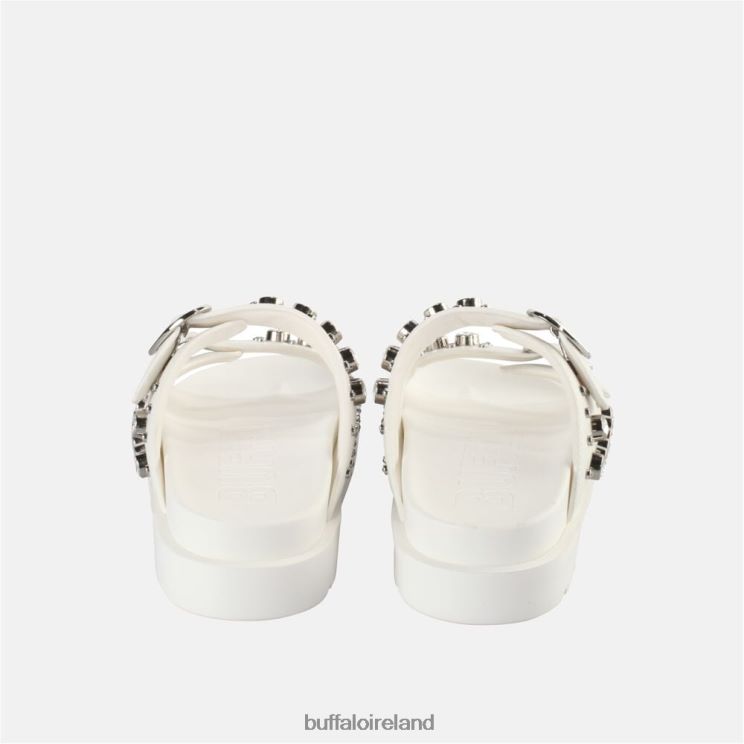 Off-White Buffalo Eve Heart Platform Slide vegan |Slides F06ZHH409 - Image 7