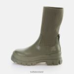 Olive Buffalo Aspha Sock Boot Short Boot vegan |Boots F06ZHH652 - Image 2