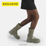 Olive Buffalo Aspha Sock Boot Short Boot vegan |Boots F06ZHH652