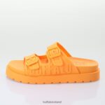 Orange Buffalo Eve Sol Platform Slide vegan |Slides F06ZHH574 - Image 2