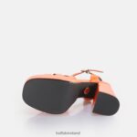 Orange Buffalo May Donna heeled sandals vegan |Sandals F06ZHH326 - Image 7