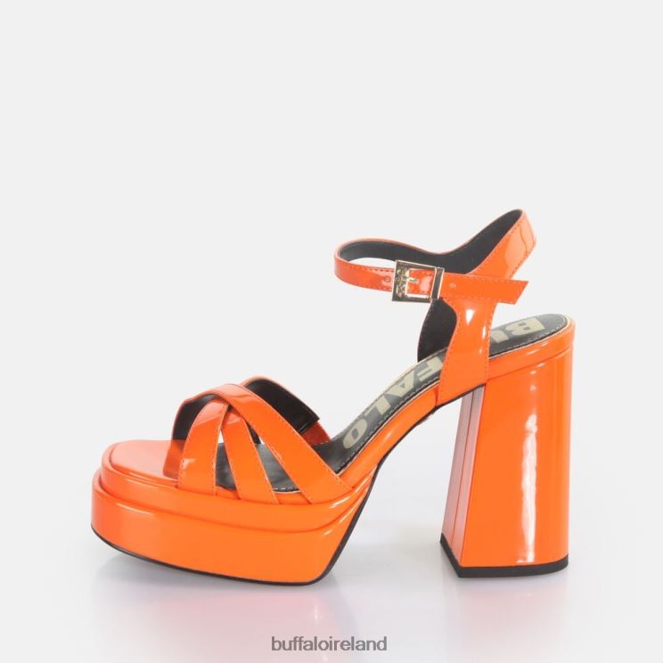 orange_buffalo_may_donna_heeled_sandals_vegan_sandals_f06zhh326.jpg Orange Buffalo May Donna heeled sandals vegan |Sandals F06ZHH326 - Image 1