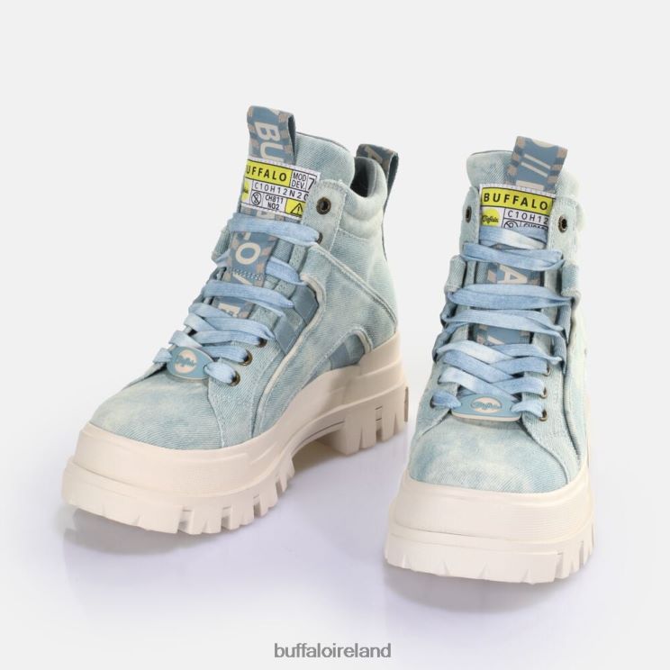 Pale Blue Jeans Buffalo Aspha NC Mid Ankle Boot vegan |Boots F06ZHH267 - Image 4