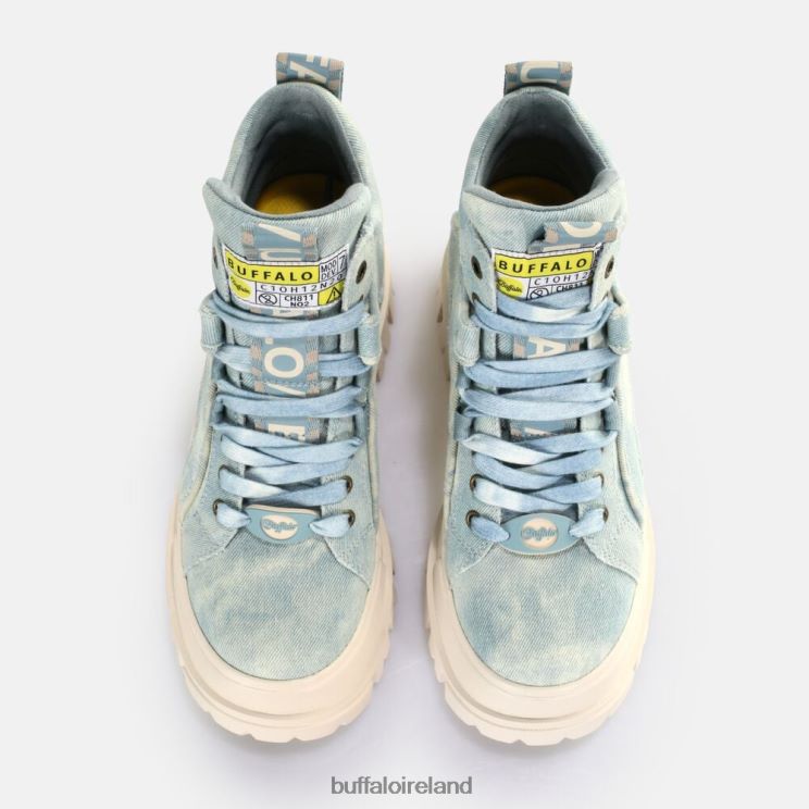 Pale Blue Jeans Buffalo Aspha NC Mid Ankle Boot vegan |Boots F06ZHH267 - Image 6