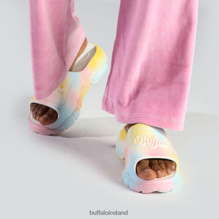 Pastel Mix Buffalo CLD Slide Platform Slide vegan |Slides F06ZHH313 - Image 2