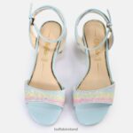 Pastel Mix Buffalo Rainelle Heeled Sandals vegan |Sandals F06ZHH539 - Image 3