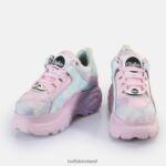 Pastel Multi Buffalo Classic Sneakers Low vegan |Sneakers F06ZHH667 - Image 3