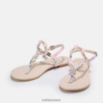 Pastel Pink Buffalo Capri Vacay sandal vegan |Sandals F06ZHH176 - Image 4