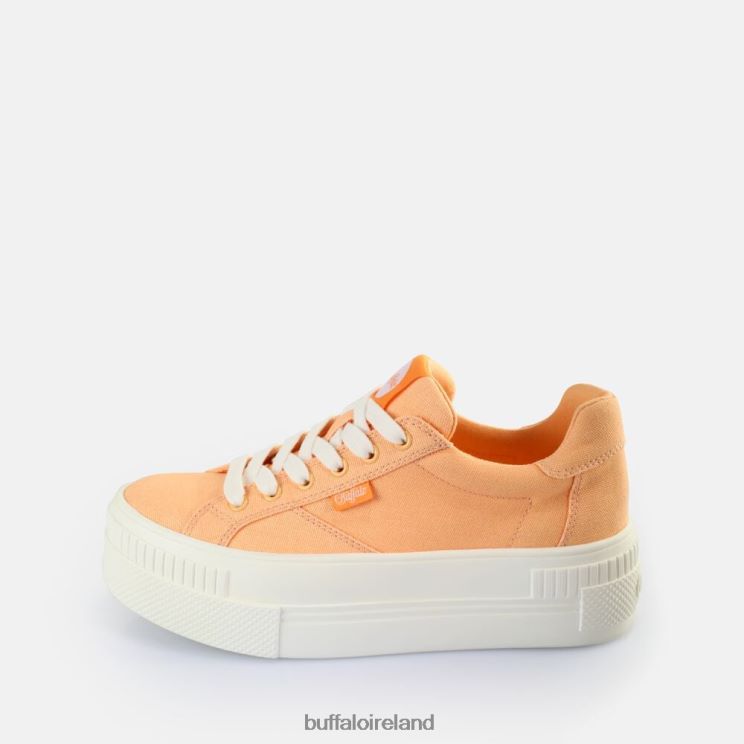 peach_buffalo_paired_sneakers_low_vegan_sneakers_f06zhh118.jpg Peach Buffalo Paired Sneakers Low vegan |Sneakers F06ZHH118 - Image 1