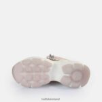 Peach Multi Buffalo Binary Glam Sneakers Low vegan |Sneakers F06ZHH324 - Image 7