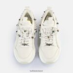 Pearl White Buffalo Binary Charm Sneakers Low vegan |Sneakers F06ZHH817 - Image 2