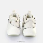 Pearl White Buffalo Binary Charm Sneakers Low vegan |Sneakers F06ZHH817 - Image 4