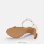 Pearly White Buffalo Jean Ankle Sandal vegan |Sandals F06ZHH414 - Image 6