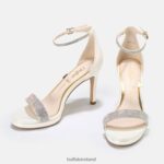 Pearly White Buffalo Monroe High-Heeled Sandal vegan |Sandals F06ZHH226 - Image 4