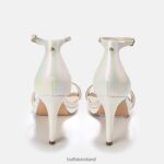Pearly White Buffalo Monroe High-Heeled Sandal vegan |Sandals F06ZHH226 - Image 5