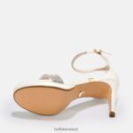 Pearly White Buffalo Monroe High-Heeled Sandal vegan |Sandals F06ZHH226 - Image 6