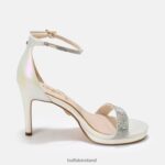 Pearly White Buffalo Monroe High-Heeled Sandal vegan |Sandals F06ZHH226 - Image 7