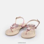 Pink Buffalo Capri Sparkling Butterfly Sandals vegan |Sandals F06ZHH386 - Image 3