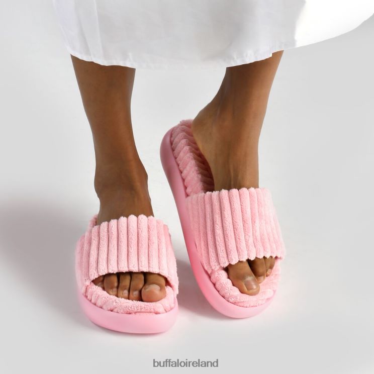 pink_buffalo_rey_slide_platform_slide_vegan_slides_f06zhh82.jpg Pink Buffalo Rey Slide Platform Slide vegan |Slides F06ZHH82 - Image 1