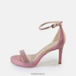 Pink Metallic Buffalo Monroe 2 Heeled Sandals vegan |Sandals F06ZHH231