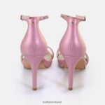 Pink Metallic Buffalo Monroe 2 Heeled Sandals vegan |Sandals F06ZHH231 - Image 3