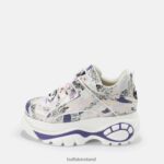 Pink/Purple Buffalo Classic Sneaker Low leather |Sneakers F06ZHH777 - Image 2