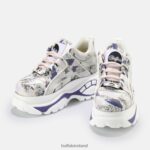 Pink/Purple Buffalo Classic Sneaker Low leather |Sneakers F06ZHH777 - Image 4