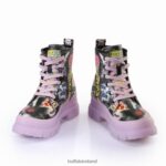 Purple/Black Graffiti Buffalo Aspha Lace Up Hi Ankle Boot vegan |Boots F06ZHH436 - Image 4