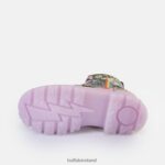 Purple/Black Graffiti Buffalo Aspha Lace Up Hi Ankle Boot vegan |Boots F06ZHH436 - Image 7