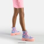 Purple Love Buffalo Aspha Lace Up Hi Ankle Boot vegan |Boots F06ZHH437 - Image 2