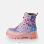 Purple Love Buffalo Aspha Lace Up Hi Ankle Boot vegan |Boots F06ZHH437