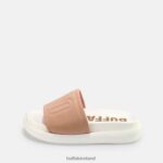 Rose Buffalo Rey platform sandal vegan nubuck |Slides F06ZHH844 - Image 2
