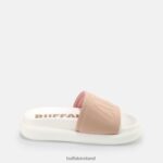 Rose Buffalo Rey platform sandal vegan nubuck |Slides F06ZHH844 - Image 7