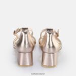 Rose Gold Buffalo Lilly Glam heeled sandal vegan |Sandals F06ZHH27 - Image 2