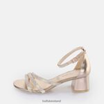 Rose Gold Buffalo Lilly Glam heeled sandal vegan |Sandals F06ZHH27