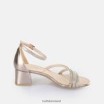 Rose Gold Buffalo Lilly Glam heeled sandal vegan |Sandals F06ZHH27 - Image 5
