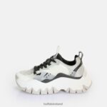 Silver/Black Buffalo Trail One Sneaker Low vegan |Sneakers F06ZHH380
