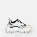Silver/Black Buffalo Trail One Sneaker Low vegan |Sneakers F06ZHH380 - Image 4