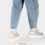 Silver/Blue Buffalo CLD Chai Sneaker Low vegan |Sneakers F06ZHH767 - Image 2