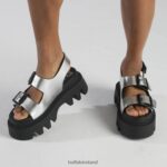Silver Buffalo Flora On Platform Sandals vegan |Sandals F06ZHH108 - Image 2